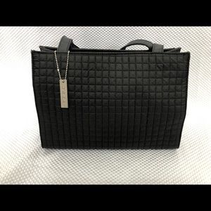 Bebe black quilted handbag